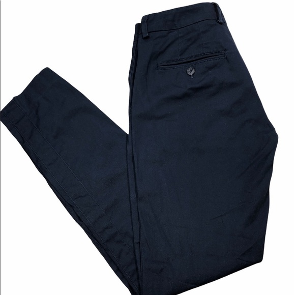 VINCE. Size 2 navy blue tapered cotton pants - Picture 5 of 10